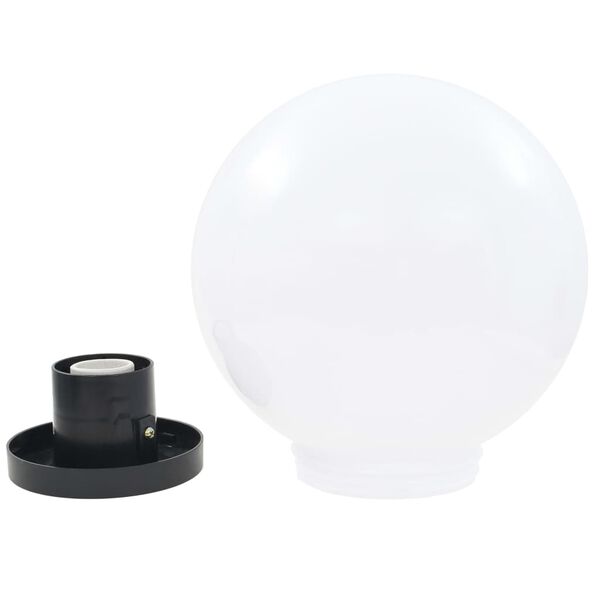 vidaXL Φωτιστικά Μπάλα LED 2 τεμ. Σφαιρικά 25 εκ. Ακρυλικά (PMMA)