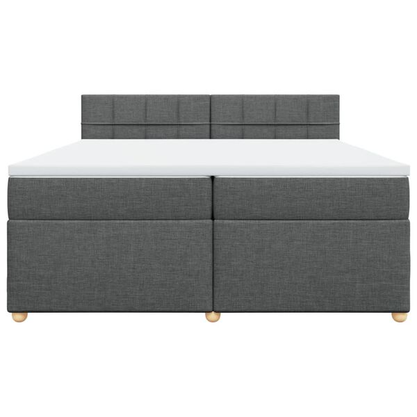 vidaXL &Kappa;&rho;&epsilon;&beta;ά&tau;&iota; Boxspring &mu;&epsilon; &Sigma;&tau;&rho;ώ&mu;&alpha; &Sigma;&kappa;&omicron;ύ&rho;&omicron; &Gamma;&kappa;&rho;&iota; 200x200 &epsilon;&kappa;. &Upsilon;&phi;&alpha;&sigma;&mu;ά&tau;&iota;&nu;&omicron;