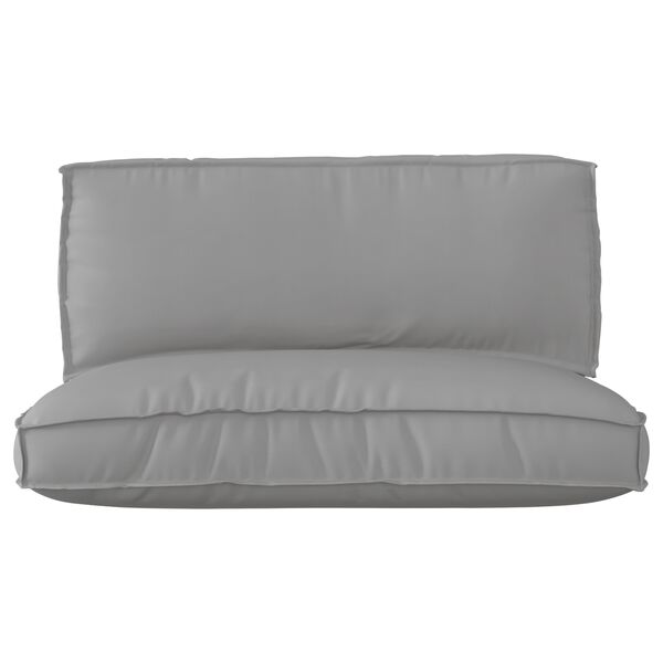 vidaXL Σετ Μαξιλαριών Πάγου 2 pcs Γκρι 120 x 80 x 12 cm Ύφασμα Oxford