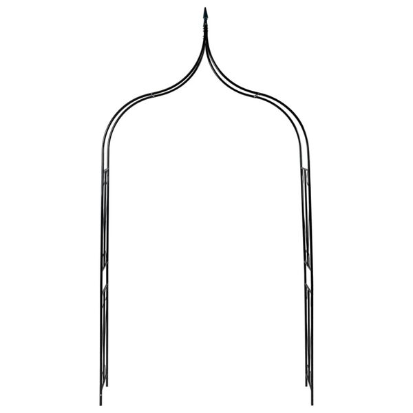 vidaXL Αψίδα Κήπου Σκούρο Πράσινο 142 x 37 x 275 εκ. Σιδερένια