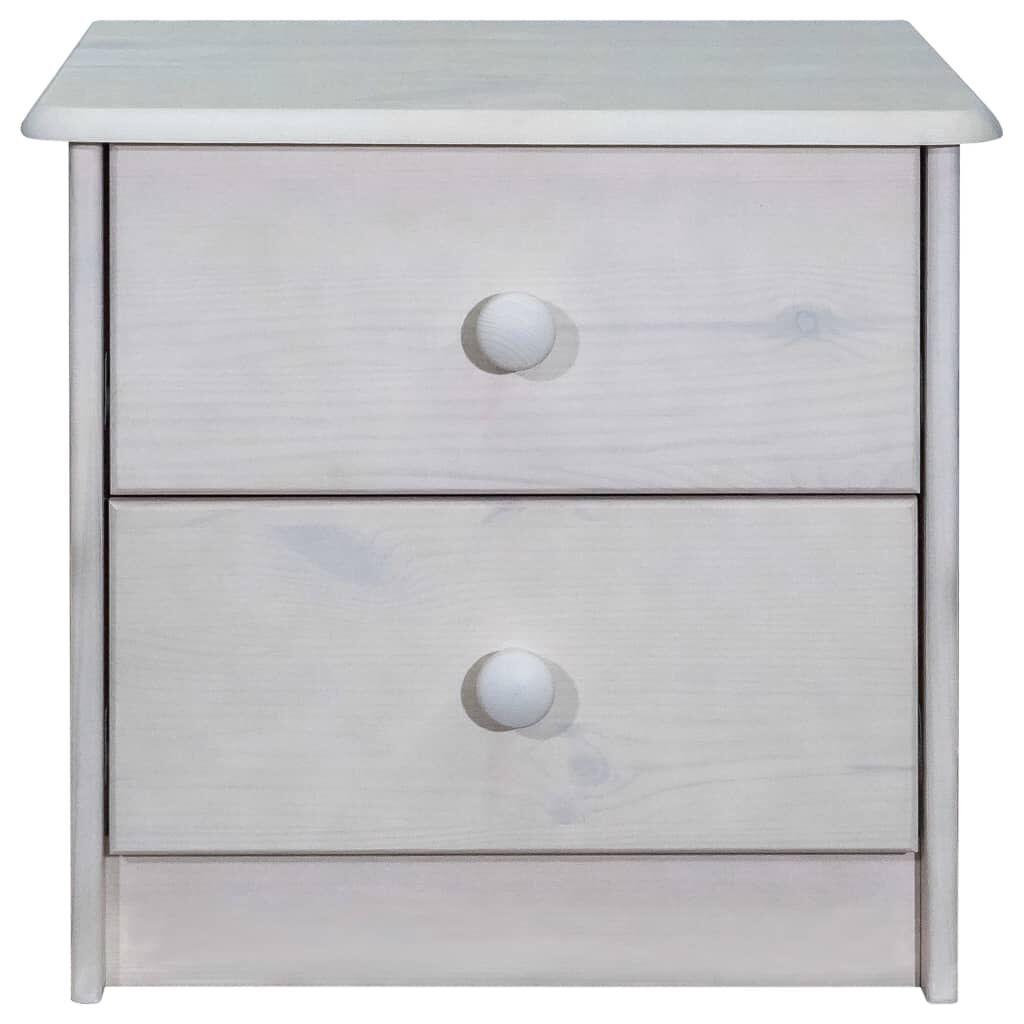vidaXL Κομοδίνο 43 x 34 x 40 εκ. από Μασίφ Ξύλο Πεύκου