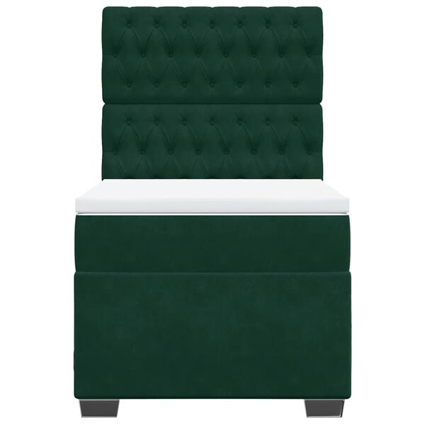 vidaXL &Kappa;&rho;&epsilon;&beta;ά&tau;&iota; Boxspring &mu;&epsilon; &Sigma;&tau;&rho;ώ&mu;&alpha; &Sigma;&kappa;&omicron;ύ&rho;&omicron; &Pi;&rho;ά&sigma;&iota;&nu;&omicron; 80x200 &epsilon;&kappa;. &Beta;&epsilon;&lambda;&omicron;ύ&delta;&iota;&nu;&omicron;