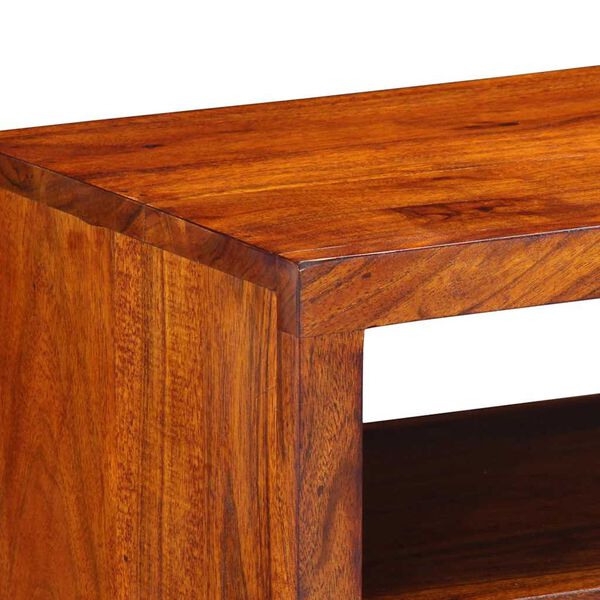 vidaXL Ντουλάπι τηλεόρασης πολύχρωμο 110x30x40 μασίφ ξύλο ακακίας
