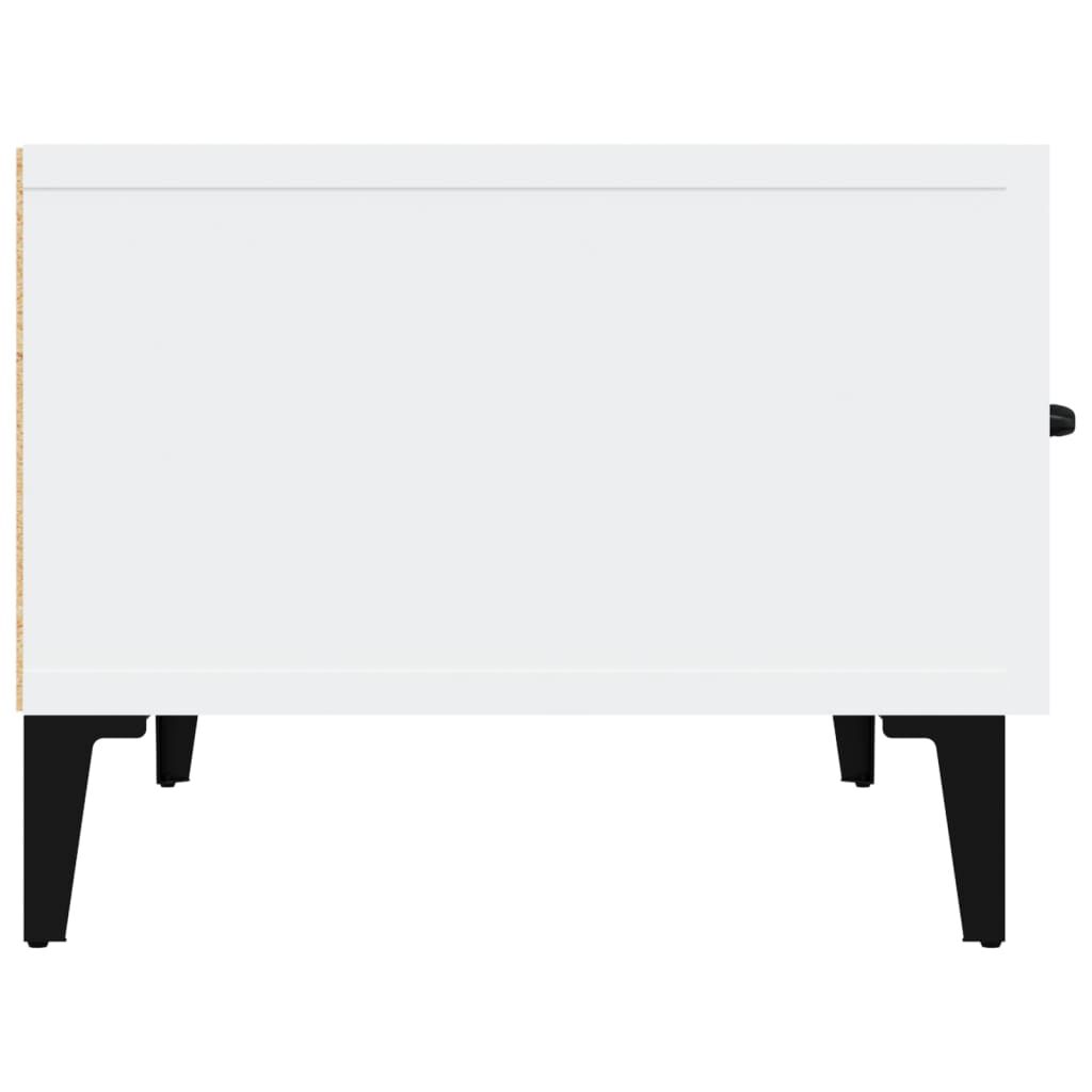 vidaXL Έπιπλο Τηλεόρασης Λευκό 150x34,5x30 εκ. από Επεξεργασμένο Ξύλο