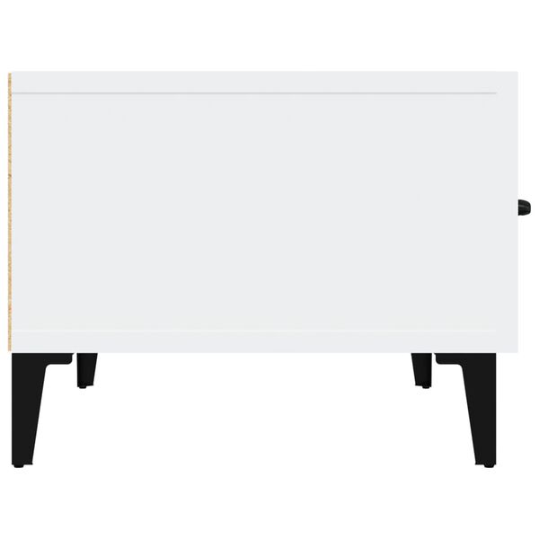 vidaXL Έπιπλο Τηλεόρασης Λευκό 150x34,5x30 εκ. από Επεξεργασμένο Ξύλο