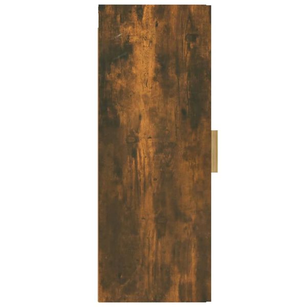 vidaXL Ντουλάπι Τοίχου Καπνιστή δρυς 34,5x34x90 εκ. Επεξεργασμένο Ξύλο