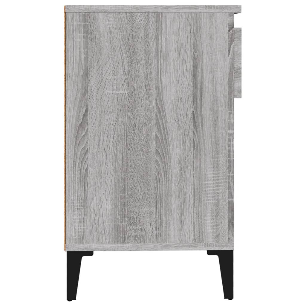 vidaXL Παπουτσοθήκη Γκρι Sonoma 102x36x60 εκ. από Επεξεργασμένο Ξύλο