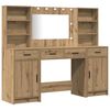 vidaXL &Sigma;&epsilon;&tau; &Tau;&rho;&alpha;&pi;έ&zeta;&iota; &Nu;&tau;&upsilon;&sigma;ί&mu;&alpha;&tau;&omicron;&sigmaf; &mu;&epsilon; LED 3 &tau;&mu;&chi;. Artisan Oak