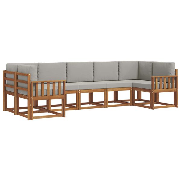 vidaXL &Sigma;&epsilon;&iota;&rho;ά &Kappa;&alpha;&nu;&alpha;&pi;έ &Epsilon;&xi;&omega;&tau;&epsilon;&rho;&iota;&kappa;&omicron;ύ 7 pcs &Phi;&upsilon;&sigma;&iota;&kappa;ό &kappa;&alpha;&iota; &Alpha;&nu;&omicron;&iota;&chi;&tau;ό &Gamma;&kappa;&rho;&iota;