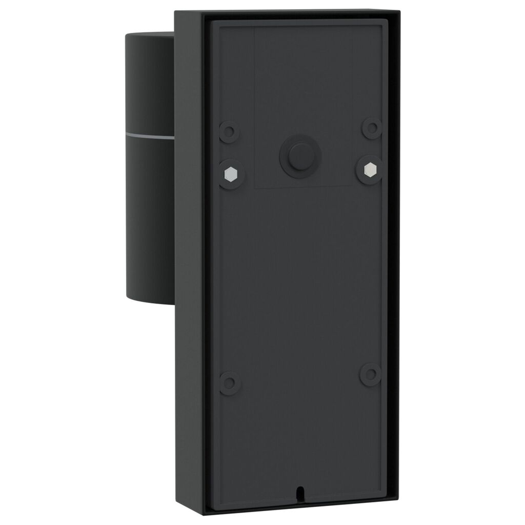 vidaXL Εξωτερικά Φωτιστικά Τοίχου 2 pcs Μαύρο 6.5 x 10.5 x 16 εκ.