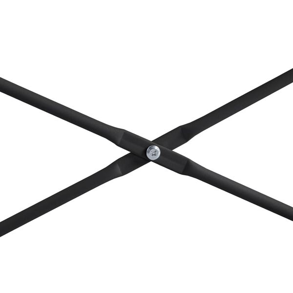 vidaXL Γραφείο Υπολογιστή Μαύρο 110 x 60 x 70 εκ. Επεξεργασμένο Ξύλο