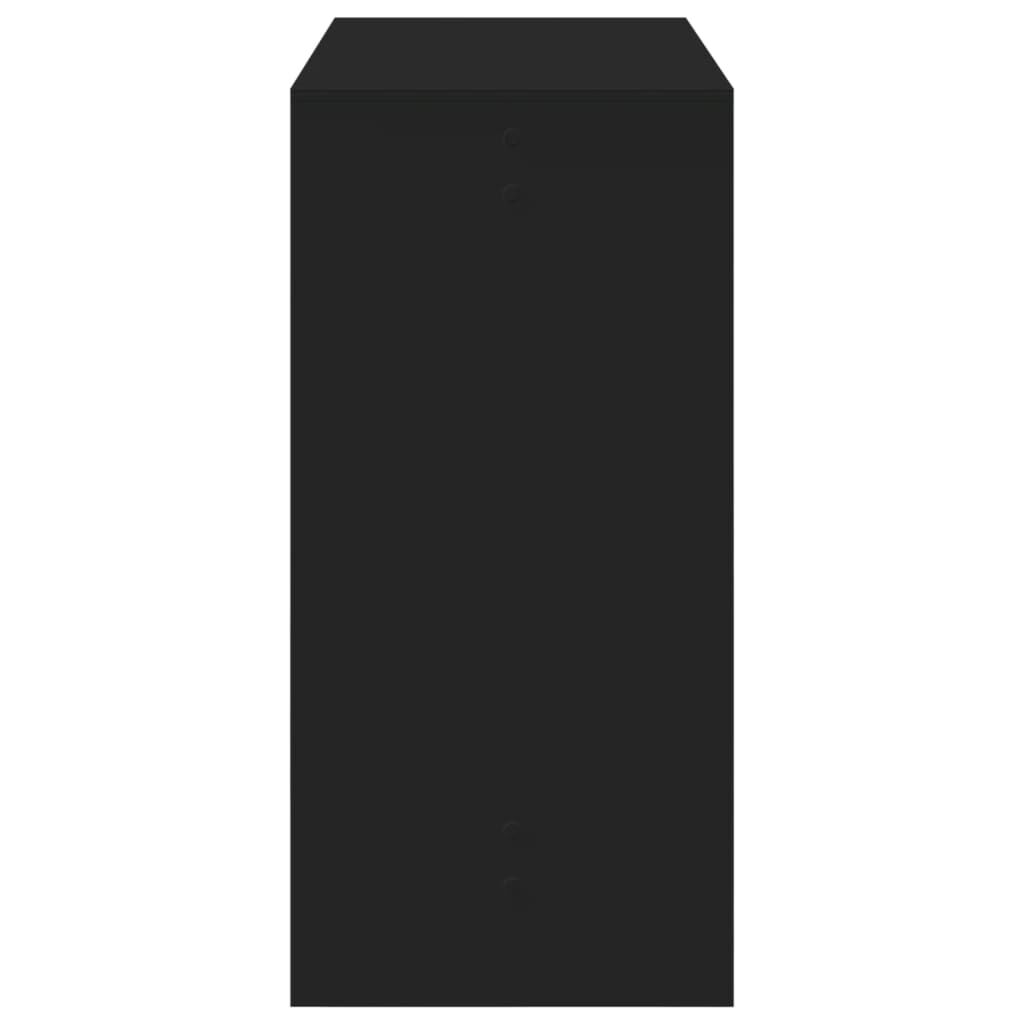 vidaXL Τραπέζι Μπαρ Μαύρο 102x50x103,5εκ. Επεξεργ. Ξύλο