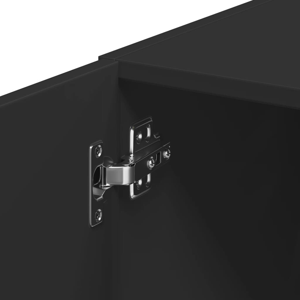 vidaXL Ντουλάπι Αποθήκευσης Στενό Μαύρο 30x42,5x225 εκ. Επεξεργ. Ξύλο