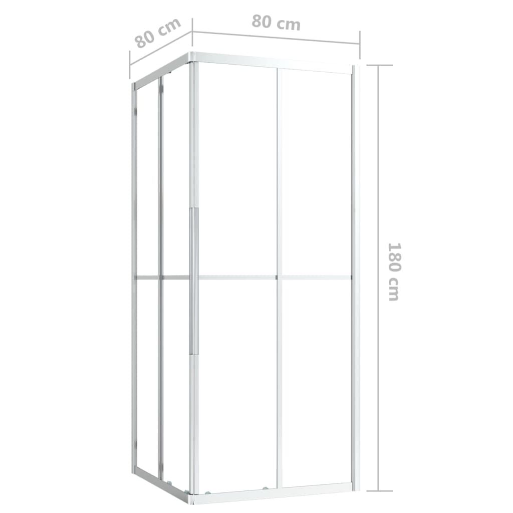 vidaXL Καμπίνα Ντουζιέρας 80 x 80 x 180 εκ. από ESG