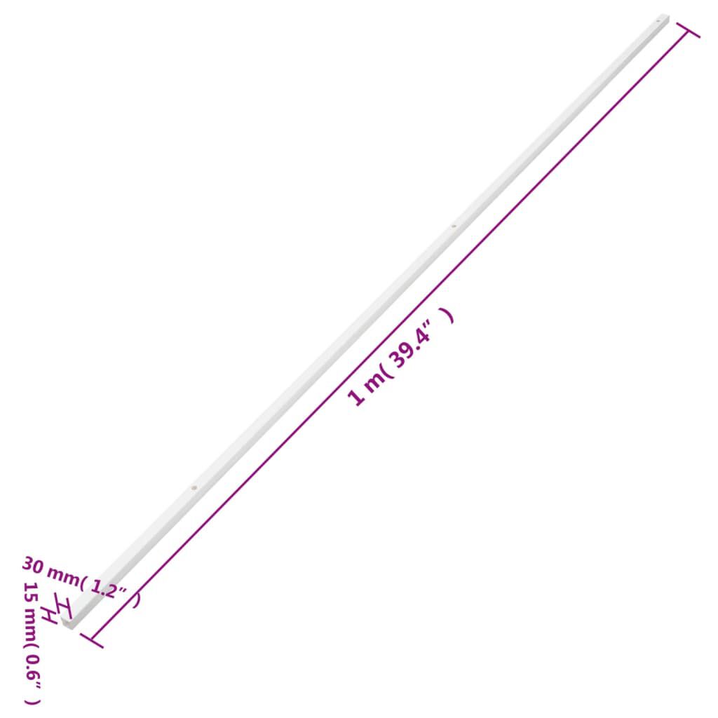 vidaXL Κανάλι Καλωδίων 30 x 15 χιλ. 10 μ. από PVC
