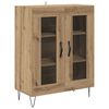 vidaXL Highboard 2 pcs Artisan Oak &Epsilon;&pi;&epsilon;&xi;&epsilon;&rho;&gamma;&alpha;&sigma;&mu;έ&nu;&omicron; &xi;ύ&lambda;&omicron;