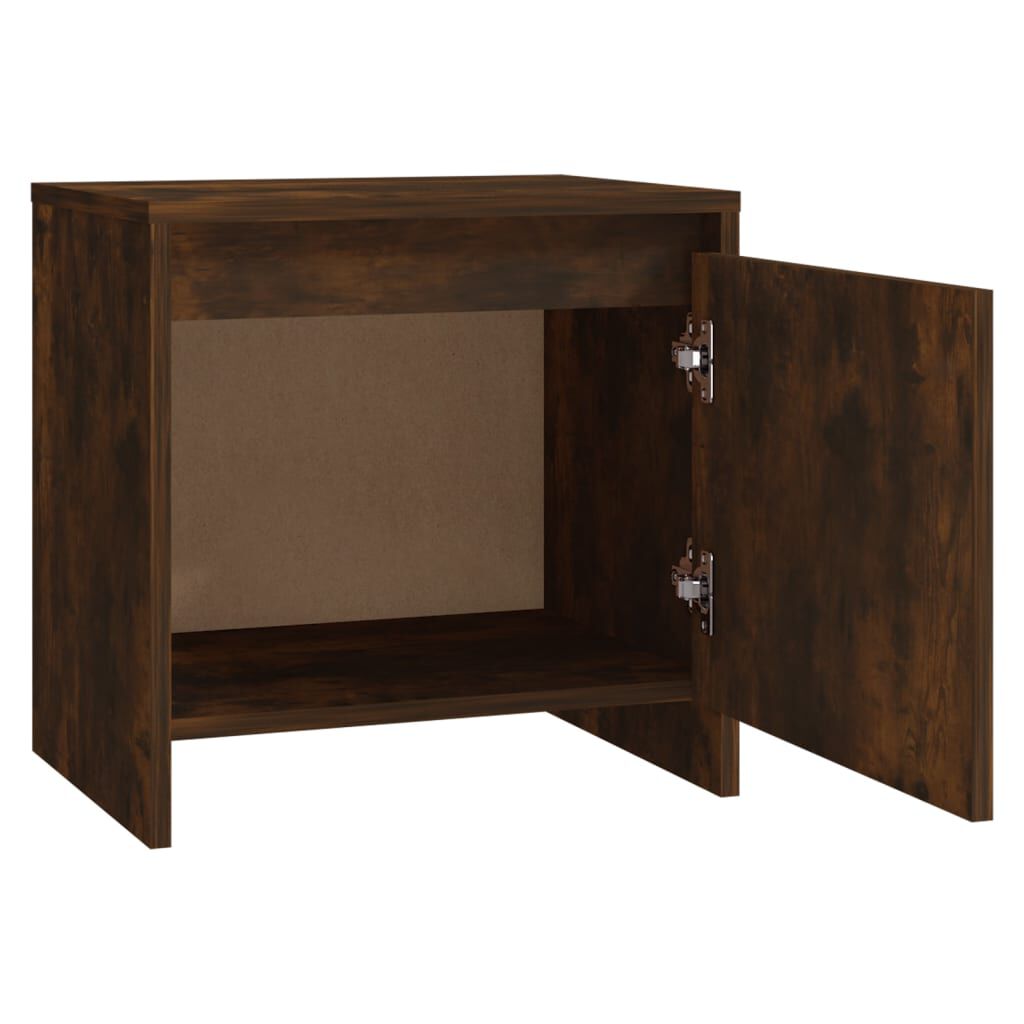 vidaXL Κομοδίνα 2 Τεμ. Καπ. Δρυς 45x34x44,5 εκ. από Επεξεργασμένο Ξύλο