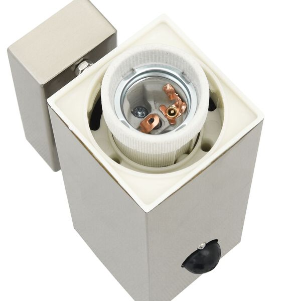 vidaXL Εξωτερικά Φωτιστικά Τοίχου 2 pcs Ασημί 10.5 x 6 x 35 εκ.