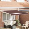 vidaXL Τέντα Πτυσσόμενη Χειροκίνητη Καφέ 300x250 εκ.