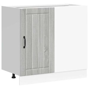 vidaXL Κάτω ντουλάπι κουζίνας "Lucca" Γκρι Sonoma Κατασκευασμένο ξύλο