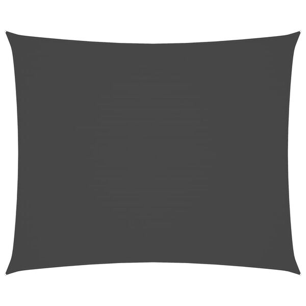 vidaXL Πανί Σκίασης Ορθογώνιο Ανθρακί 6 x 7 μ. από Ύφασμα Oxford