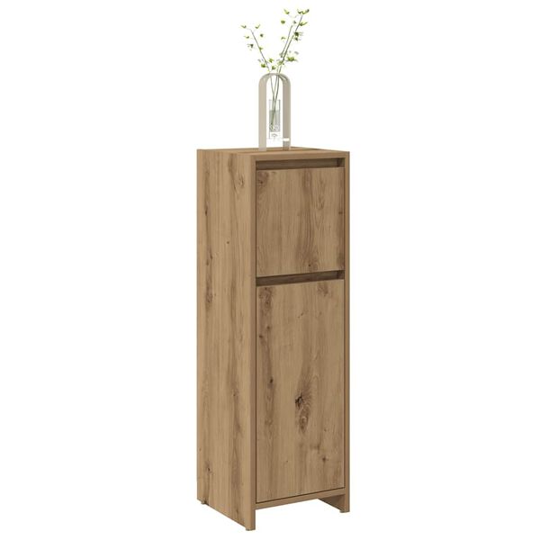 vidaXL Ντουλάπι Μπάνιου Τεχνίτης Δρυς 30x30x95 εκ. Επεξεργασμένο Ξύλο