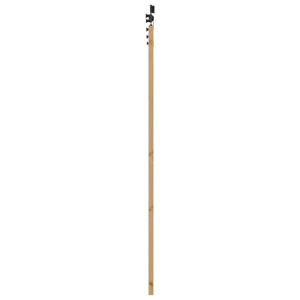 vidaXL Συρόμενη Πόρτα ORKDAL Καφέ 93 x 202 cm Ξύλο και μέταλλο