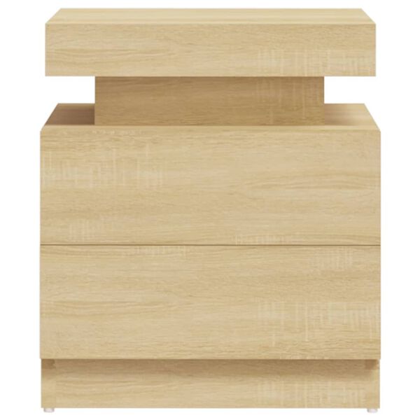 vidaXL Κομοδίνο Sonoma Δρυς 40 x 35 x 52 εκ. από Επεξεργ. Ξύλο