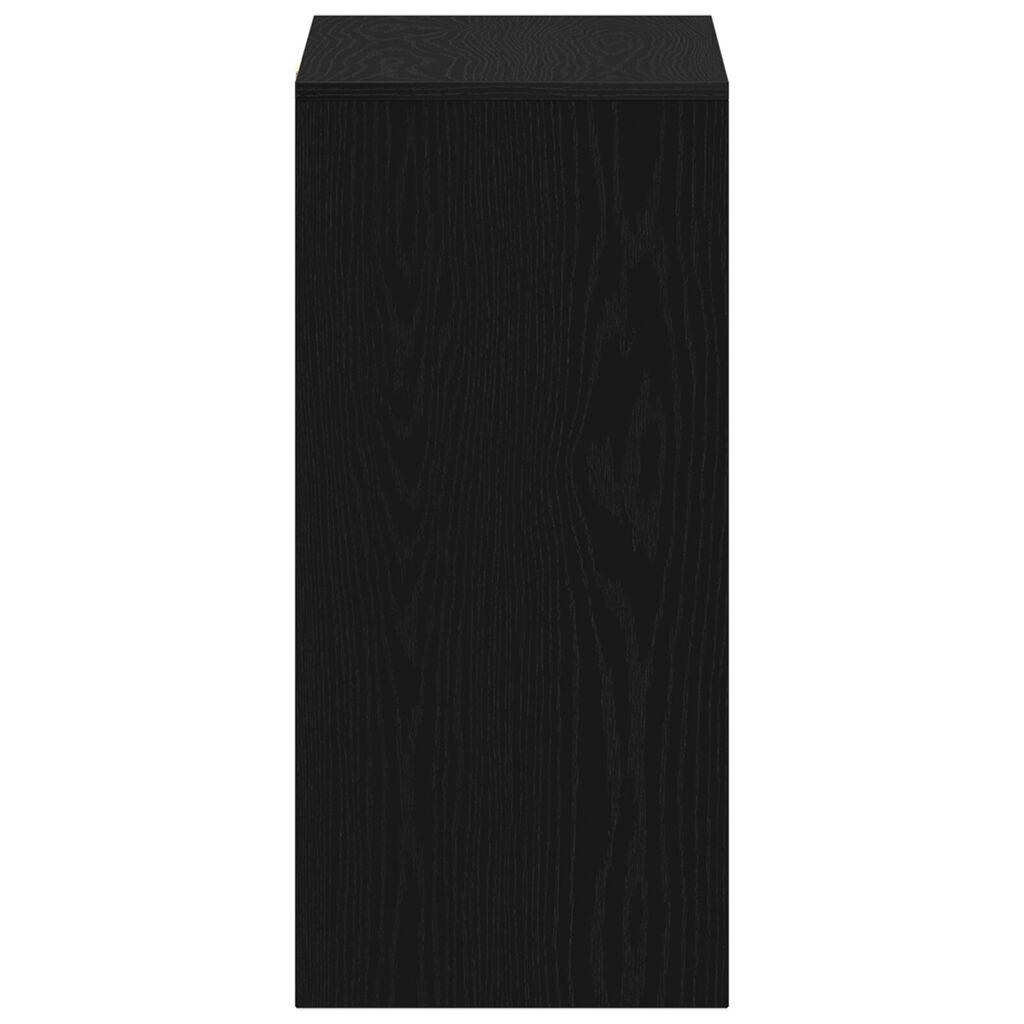 vidaXL Γραφείο Μαύρο Δρυς 102,5x35x75 εκ. από ξύλο