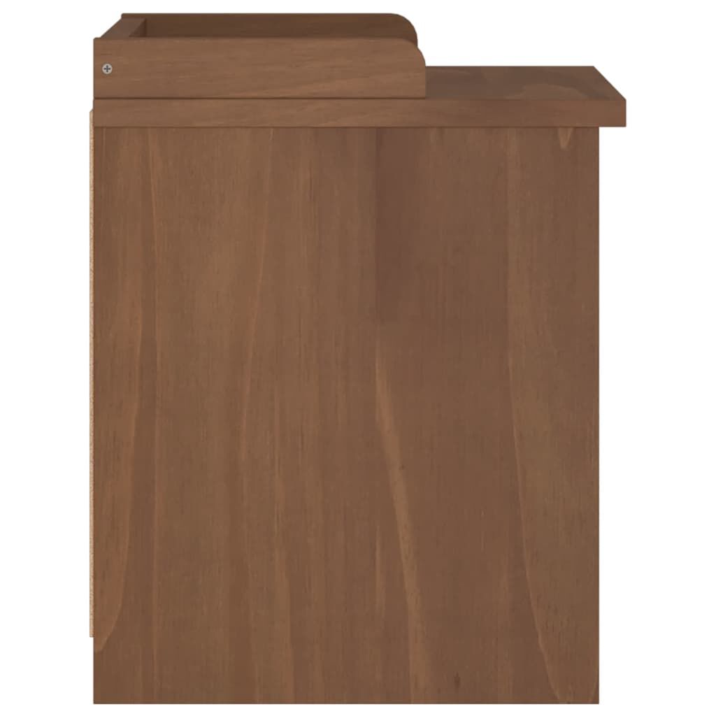 vidaXL Πάγκος διαδρόμου "SANDNES" 45x40x50 εκ.Πεύκο μασίφ ξύλο