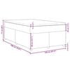 vidaXL &Kappa;&rho;&epsilon;&beta;ά&tau;&iota; Boxspring &mu;&epsilon; &Sigma;&tau;&rho;ώ&mu;&alpha; &Rho;&omicron;&zeta; 120x190 &epsilon;&kappa;. &Beta;&epsilon;&lambda;&omicron;ύ&delta;&iota;&nu;&omicron;