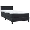 vidaXL &Kappa;&rho;&epsilon;&beta;ά&tau;&iota; Boxspring &mu;&epsilon; &Sigma;&tau;&rho;ώ&mu;&alpha; &Mu;&alpha;ύ&rho;&omicron; 80x220 &epsilon;&kappa;. &Beta;&epsilon;&lambda;&omicron;ύ&delta;&iota;&nu;&omicron;