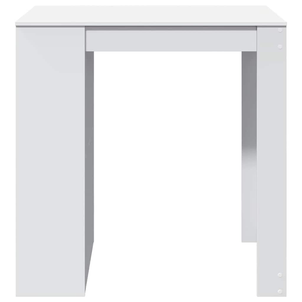 vidaXL Τραπέζι Μπαρ Λευκό 102x70x103,5εκ. Επεξεργ. Ξύλο