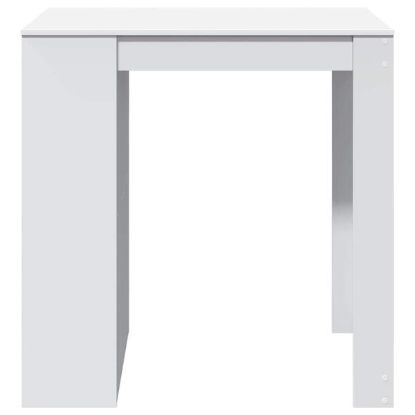 vidaXL Τραπέζι Μπαρ Λευκό 102x70x103,5εκ. Επεξεργ. Ξύλο