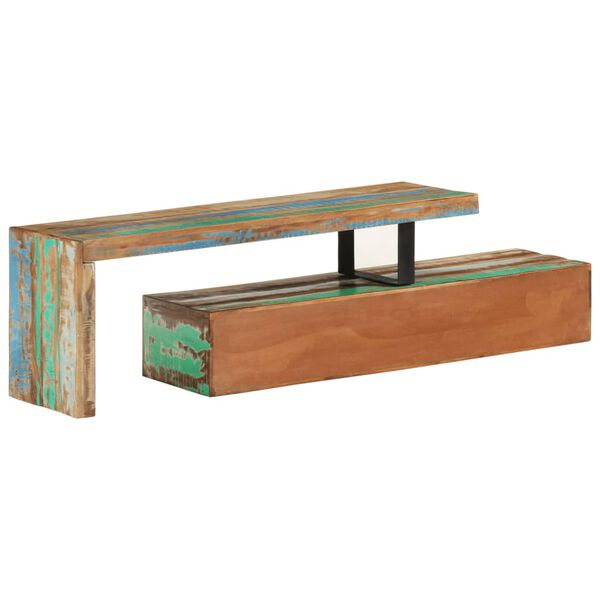 vidaXL Βάση Τηλεόρασης (118-200) x 30x40 εκ. από Μασίφ Ξύλο Ανακυκλωμένου Ξύλου