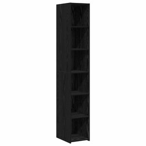 vidaXL Highboard &Mu;&alpha;ύ&rho;&eta; &Delta;&rho;&upsilon;&sigmaf; 30 x 41 x 185 &epsilon;&kappa;. &Epsilon;&pi;&epsilon;&xi;&epsilon;&rho;&gamma;&alpha;&sigma;&mu;έ&nu;&omicron; &Xi;ύ&lambda;&omicron;