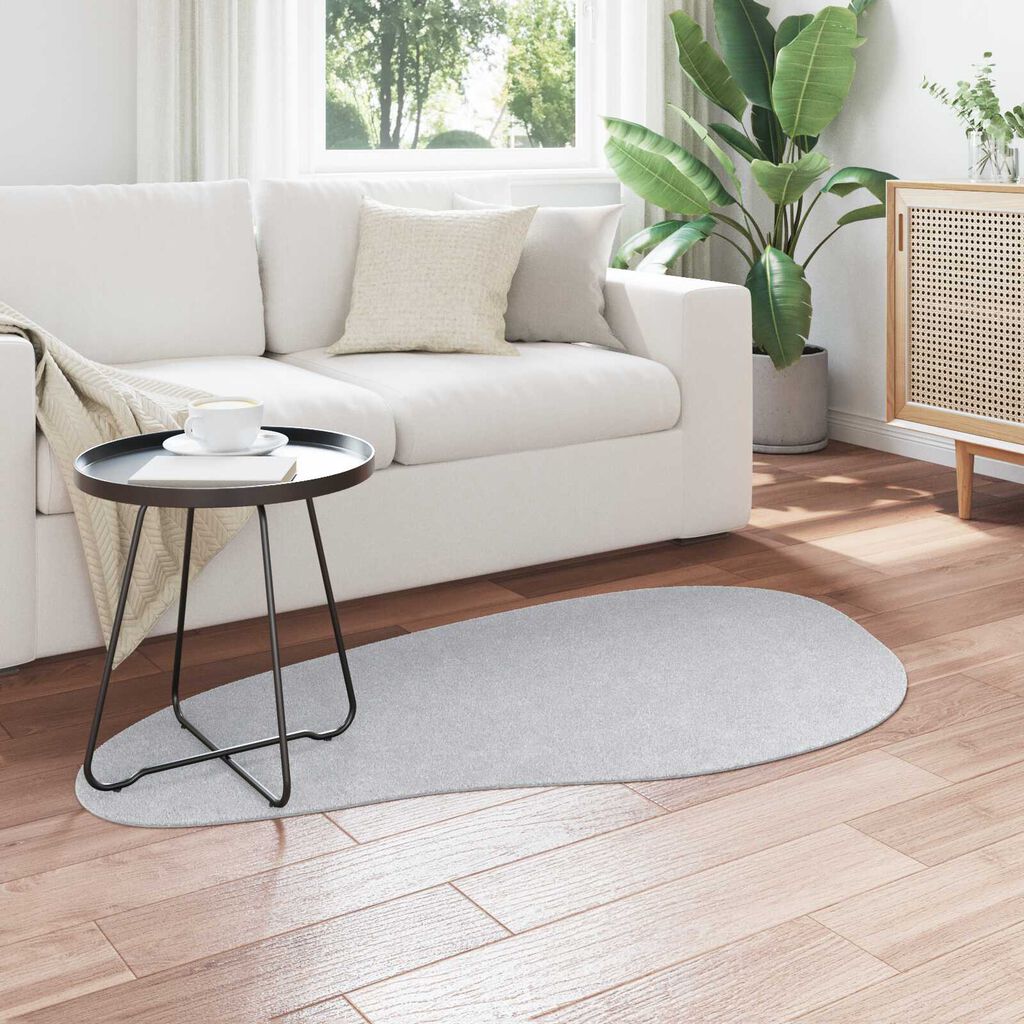 vidaXL Χαλί Γκρι 80 x 150 cm Πολυεστέρας