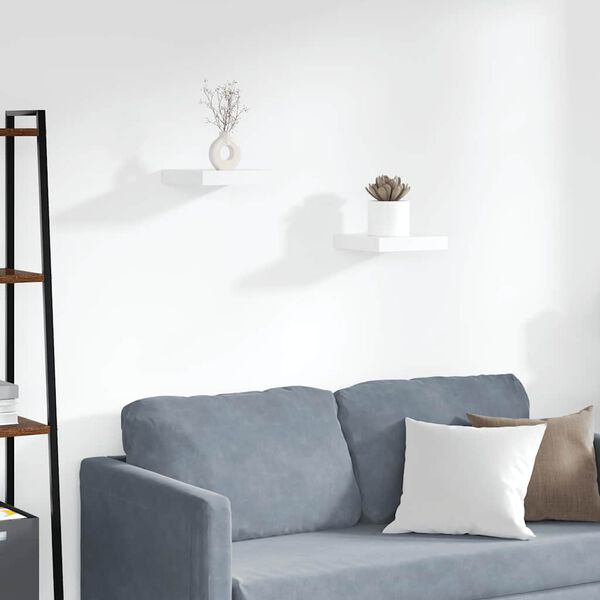 vidaXL &Rho;ά&phi;&iota;&alpha; &Tau;&omicron;ί&chi;&omicron;&upsilon; 2 &tau;&epsilon;&mu;. Ά&sigma;&pi;&rho;&alpha; 23x23,5x3,8 &epsilon;&kappa;. MDF