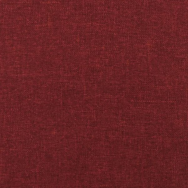 vidaXL Υποπόδιο Μπορντό 45x29,5x35 εκ. Ύφασμα & Συνθετικό Δέρμα