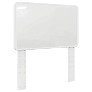 vidaXL Κεφαλάρι με κεφαλάρι Λαμπερό Λευκό 75 cm Επεξεργασμένο ξύλο