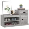 vidaXL Παπουτσοθήκη Γκρι Sonoma 100x42x60 εκ. από Επεξεργασμένο Ξύλο