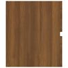 vidaXL Ντουλάπι Νιπτήρα Καφέ Δρυς 100x38,5x45 εκ. Επεξεργασμένο Ξύλο