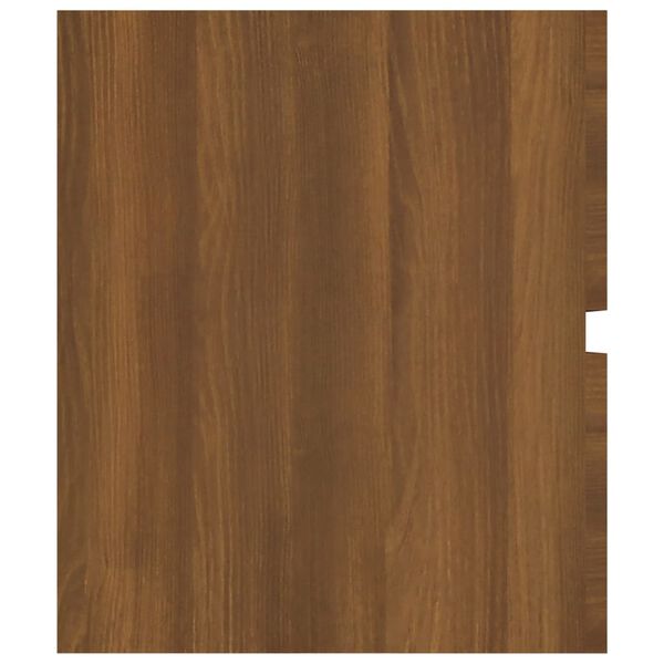 vidaXL Ντουλάπι Νιπτήρα Καφέ Δρυς 100x38,5x45 εκ. Επεξεργασμένο Ξύλο