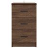 vidaXL Κομοδίνο Καφέ δρυς 38 x 38 x 66 εκ Επεξεργασμένο ξύλο