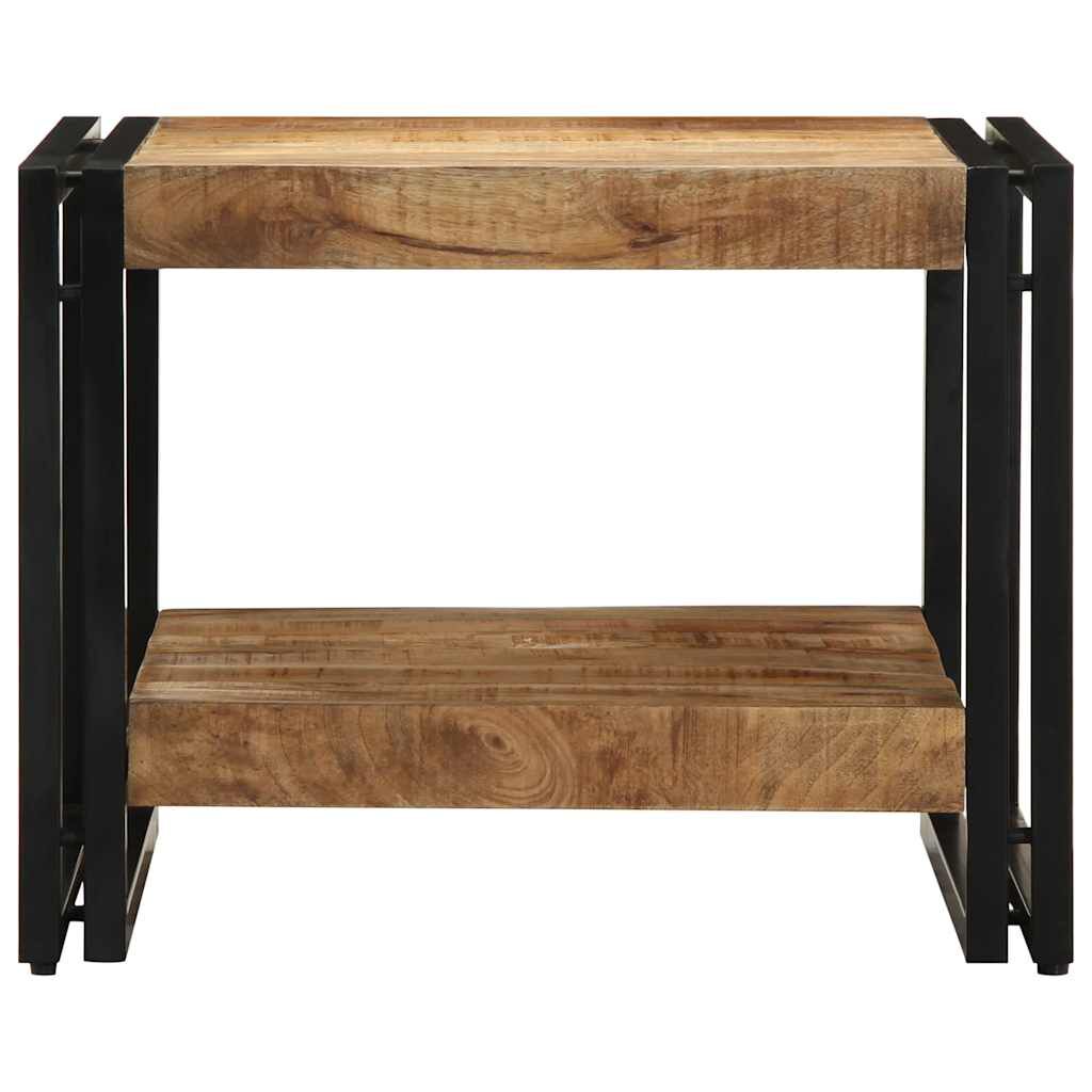 vidaXL Τραπεζάκι σαλονιού 50x50x38 cm Στερεό ακατέργαστο ξύλο Mango