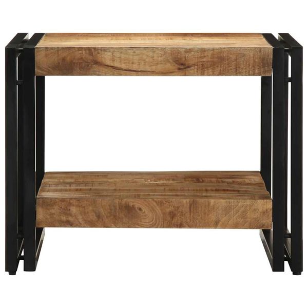 vidaXL Τραπεζάκι σαλονιού 50x50x38 cm Στερεό ακατέργαστο ξύλο Mango
