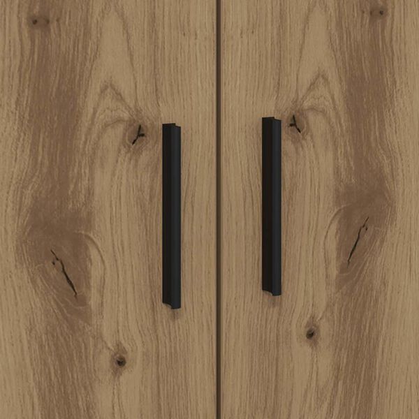 vidaXL Κρεβάτι με αποθηκευτικό χώρο artisan δρυς 80 x 200 cm