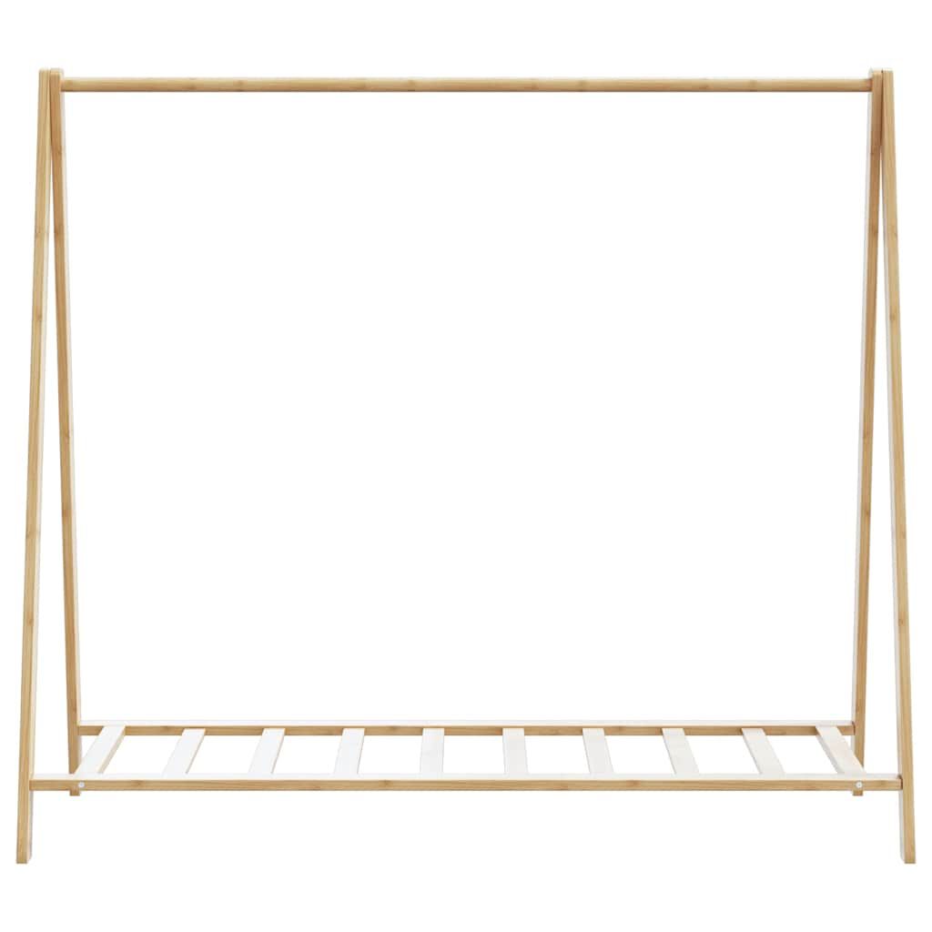 vidaXL Κρεμάστρα Ρούχων με Ράφια 106x34x102 εκ. Μπαμπού