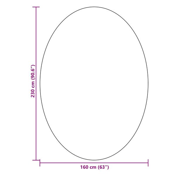 vidaXL Χαλί Μαύρο 160 x 230 cm Πολυεστέρας
