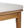 vidaXL Παγκάκι κήπου 2 pcs Καφέ Μασίφ ξύλο teak